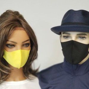 2 Colors Plain Unisex Masks